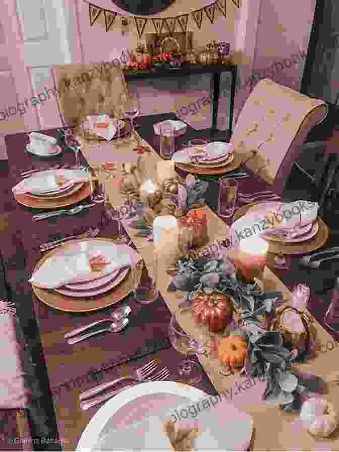 A Festive Thanksgiving Table Adorned With A Colorful Centerpiece, Candles, And Seasonal Decorations A Soulful Southern Thanksgiving Holiday Feast And Recipe Book: With Menu Planners Guest Lists Grocery Lists 11 Year Thanksgiving Holiday Calendar Cooking Equipment And More