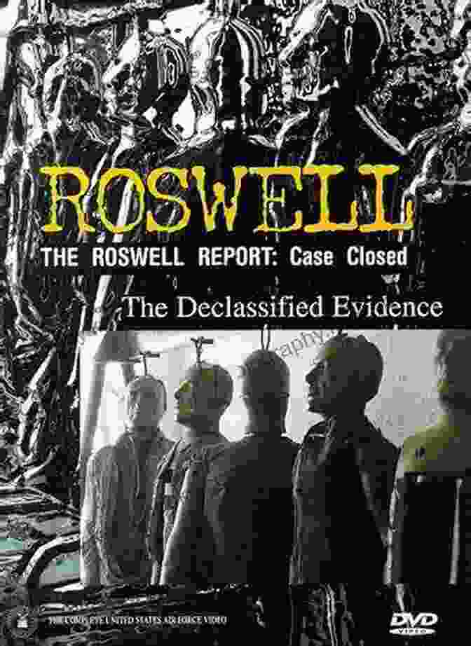 Book Cover Of 'The Roswell Report Case Closed' Featuring A Dramatic Depiction Of A Flying Saucer Hovering Over The Roswell Crash Site. The Roswell Report: Case Closed