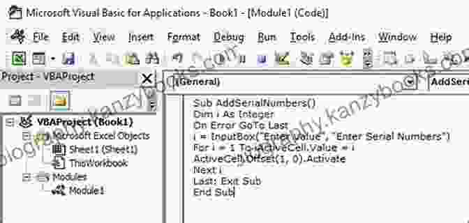 Code Window Showing A Custom Excel Macro EXCEL 2024: The Simple Step By Step Guide To Mastering All About Excel 2024 In Less Than 5 Hours Discover The Basics Formulas Tricks Hidden Functions And More