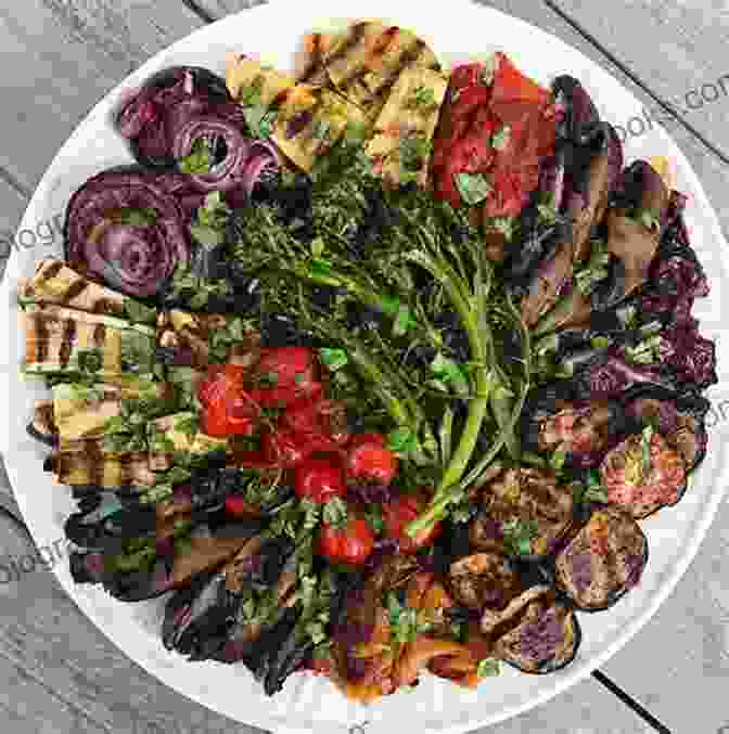 Colorful Array Of Roasted Vegetables On A Rustic Serving Platter 350 Vegetable Side Dish Recipes: Best Ever Vegetable Side Dish Cookbook For Beginners