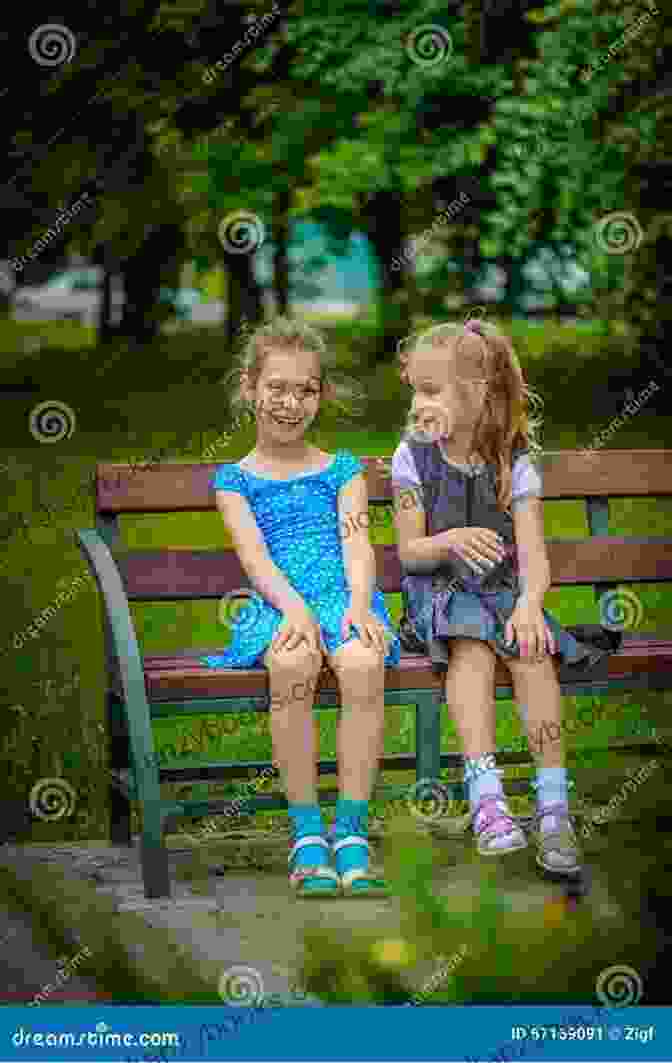 Image Of Kristy And Her Baby Sister, Karen, Sitting On A Park Bench, Smiling. Kristy And The Walking Disaster (The Baby Sitters Club #20): Classic Edition (Baby Sitters Club (1986 1999))